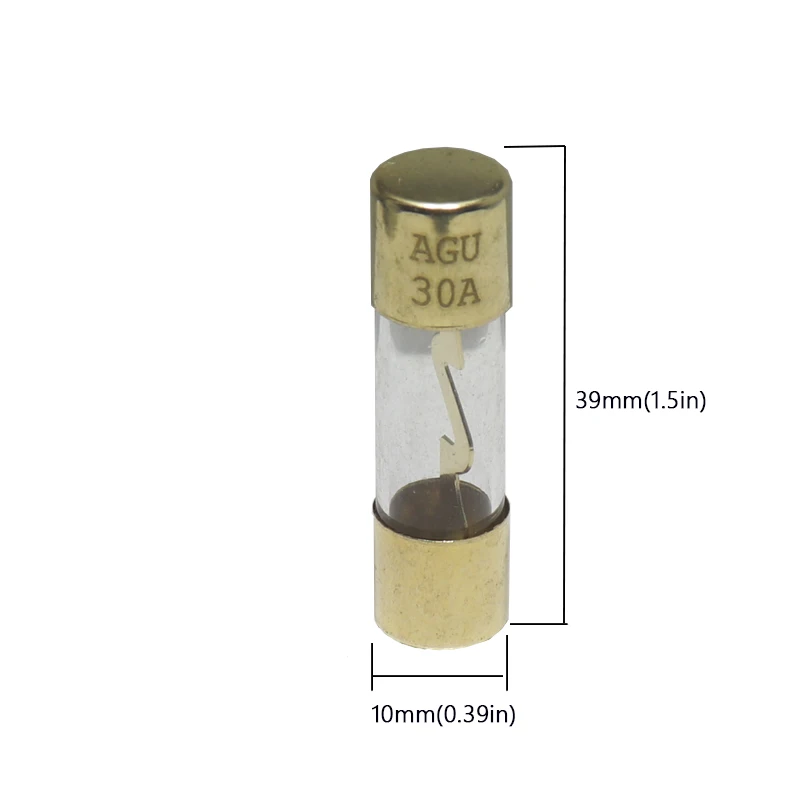 【2PCS】1Set 10A 15A 20A 25A 30A 40A 50A 60A 70A 80A 100A 10x38mm Fuse + Holder Car Audio Refit Fuse Box Circuit Breaker Inline
