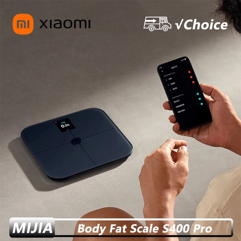 

Xiaomi Mijia Body Fat Scale S400 Pro 3,5-дюймовый цветной TFT-экран Bluetooth5.1 Умный дом Весы для состава тела Работа с приложением Mijia
