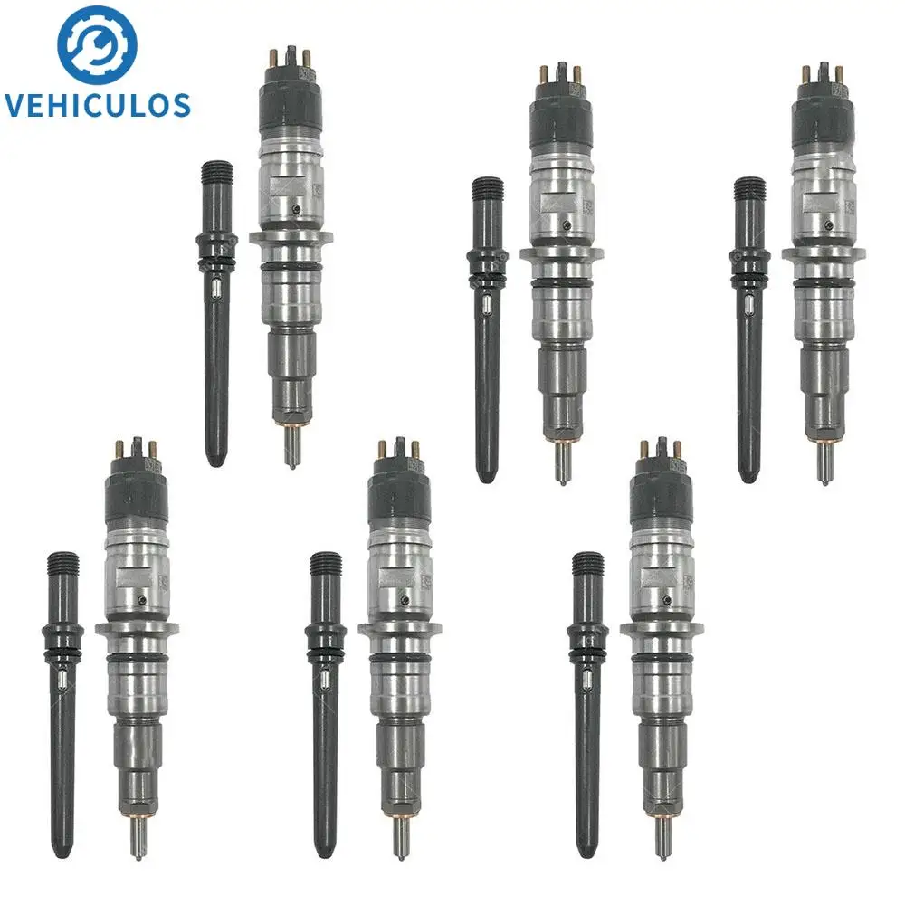 

6PCS Fuel Injectors W/Tube 0986435518 68027067AA 0445120193 986435518 R80270767AA For DODGE For ​RAM 2500&3500 6.7L 2007-2012