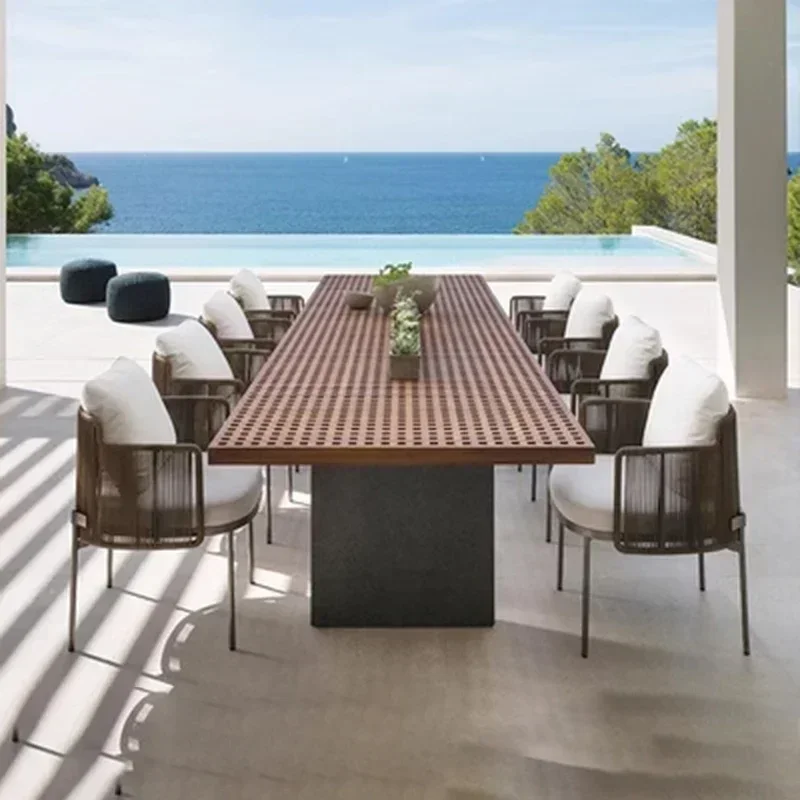 

Деревянные водонепроницаемые наборы садовой мебели, подушки из ротанга, движущиеся итальянские садовые мебели, комплект патио для взрослых, Muebles, украшение для террасы