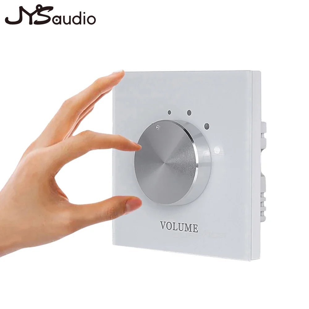 Volume Controller 4-8ohm Audio Switch Two Channel Control Five Segment Powerful Acrylic Tone Board  Background Adjuster Music