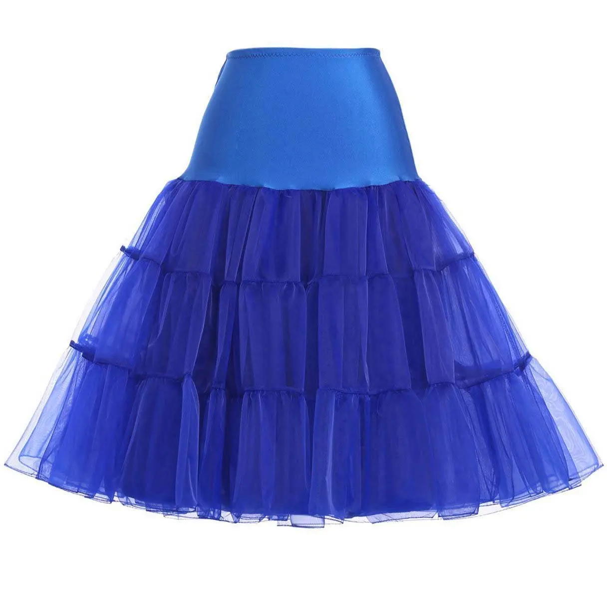 Jupon tutu vintage pour femmes, sous-vêtement crinoline rétro, 343