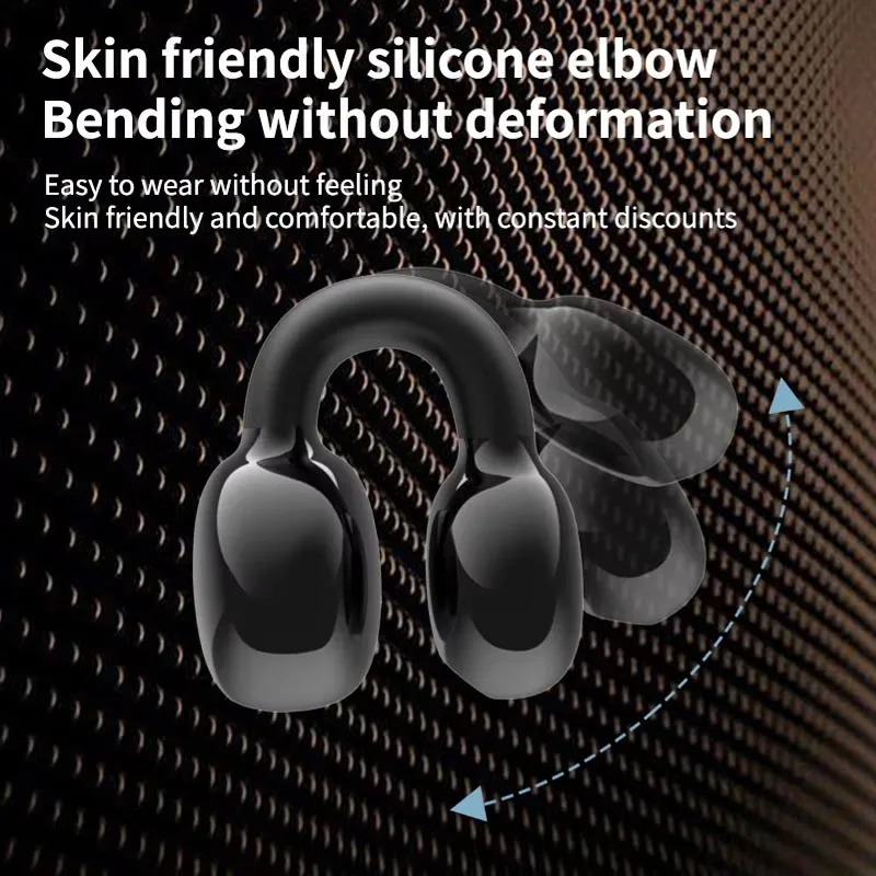 Bluetooth 5.3 Clip on Headphone TWS Wireless Earphone HiFi Stereo Noise Reduction Headset Waterproof Earbud for xiaomi iPhone