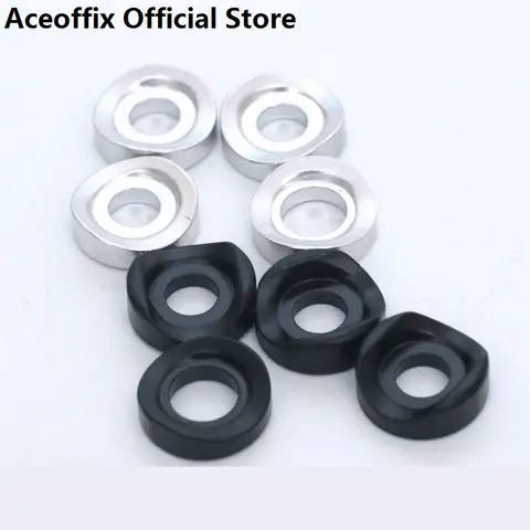 Aceofix Brake Washer for Brompton Bike Front Rear Fork Half Circle Brake Gasket CNC Aluminum 5.6g