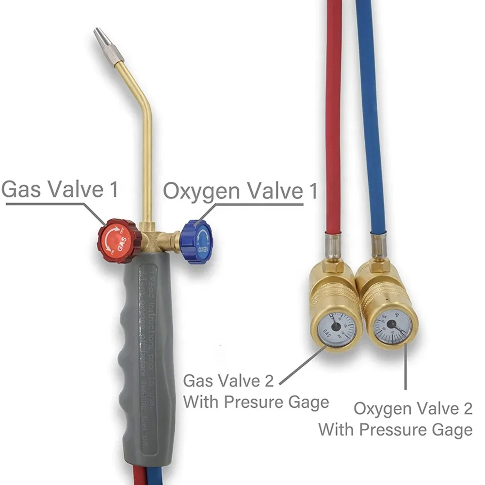 oxygen gas portable brazing and soldering welding equipment