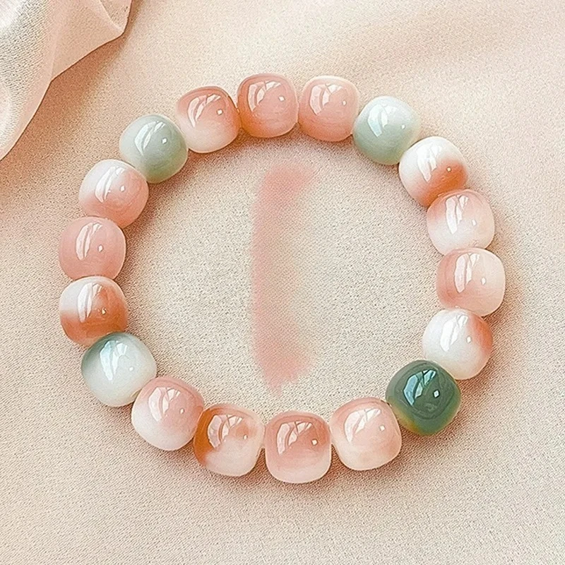 Bodhi-Wurzel-Armband, grüne Bodhi-Samen, einzelner Kreis, Gao Shuwen spielt Buddha-Perlen um den Finger, klassisch