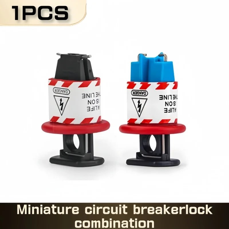 1 Uds. Bloqueo de seguridad eléctrica, bloqueo de disyuntor, interruptor de aire en miniatura, bloqueo de disyuntor para aislamiento de energía