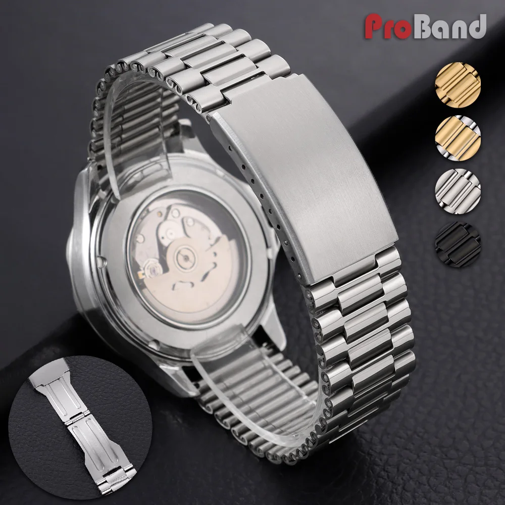 

Metal Watch Strap 18mm 20mm 22mm for Rolex for Seiko Stainless Steel Bands for Smartwatch Universal Men Women Watch Accessoriess