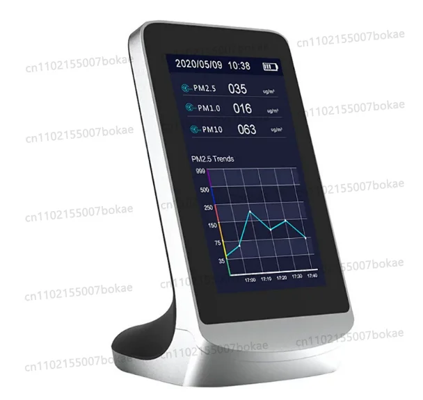 Air quality pm2.5 & formaldehyde detector, dust particle counter, dust, smoke, haze & gas analyzer