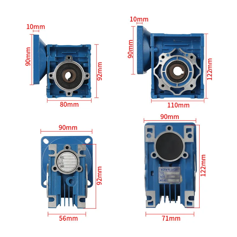 120W DC Brushless Geared Motor Brushless Speed Regulation Rv Turbo Worm 24V High Torque Low Speed Motor