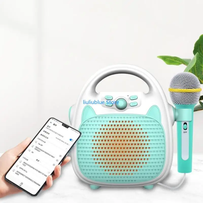 à main Portable pour enfants, haut-parleur, Microphone compatible avec Surround stéréo à 360 degrés, 62CF