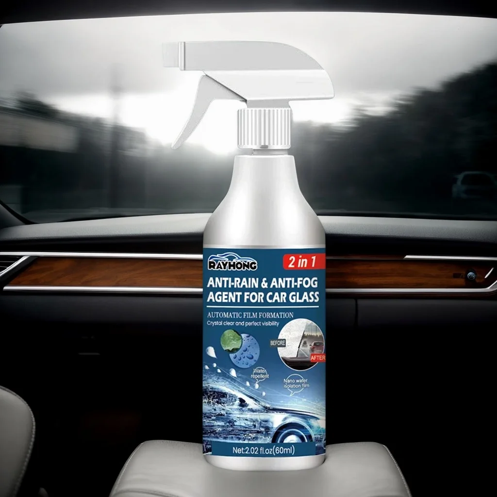 

Дождезащитное покрытие для автомобильного стекла, 60 мл — простой в использовании гидрофобный водоотталкивающий репеллент для лобовых стекол (прозрачный, чистый и безопасный автомобильный аксессуар)