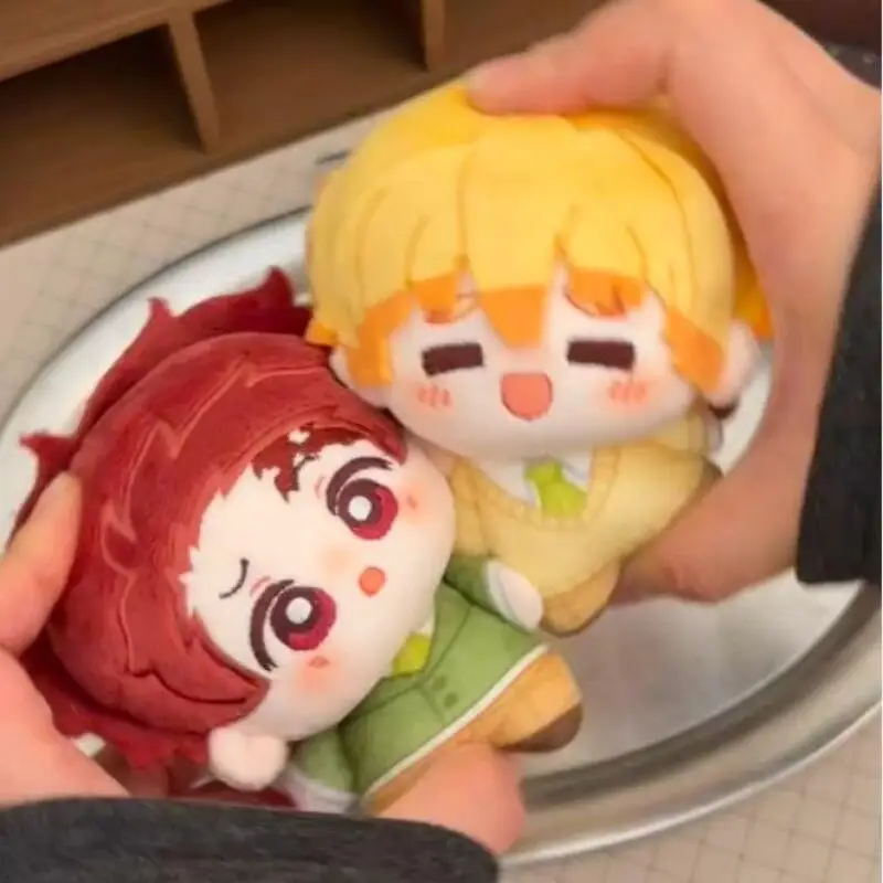 Demon Slayer Kamado Tanjirou Agatsuma Zenitsu Facial Embroidery Starfish Body Plush Doll Desktop Decoration Friends Holiday Gift