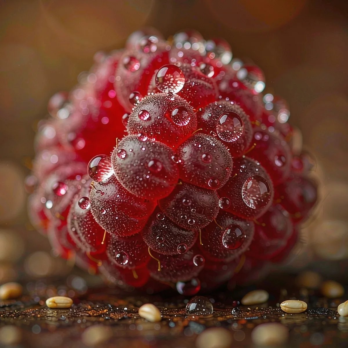 Semillas de Frambuesa Rubus idaeus, 40 Semillas, Arbusto Frutal Vivaz de Bayas Rojas para Huerto y Jardín
