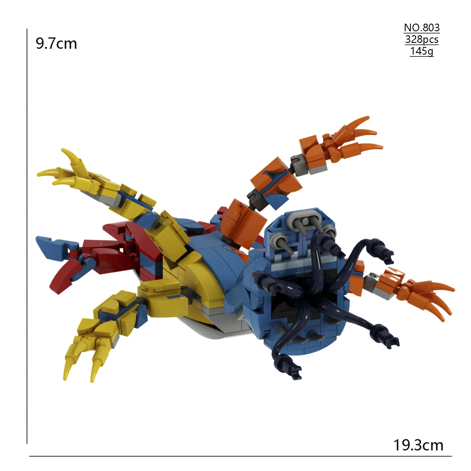 حار كابوس بوب Catnap الوحش اللبنات ابتسامة المخلوق الفصل 4 الرسوم المتحركة الطوب نموذج لعب أطفال بنين هدية عيد ميلاد #4