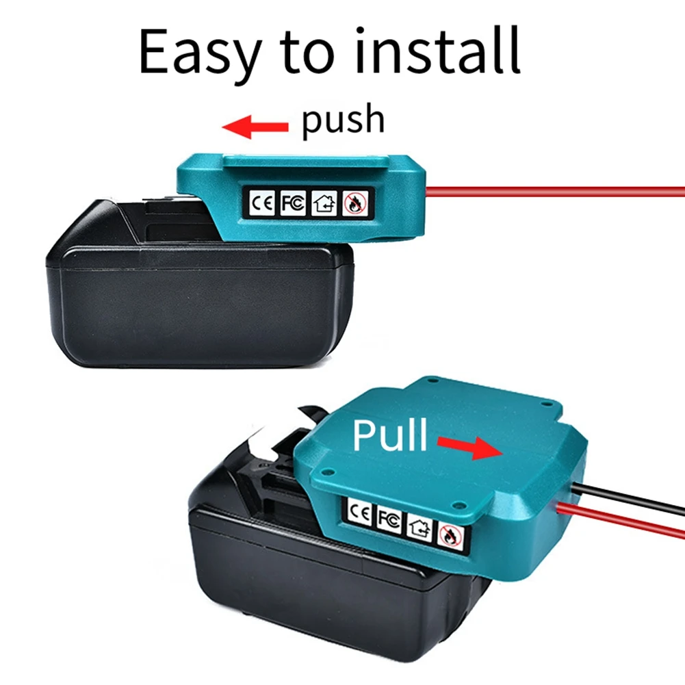 Power Wheel Adapter for Makita 18V LXT Battery with Wire Harness Connector & Fuse for Peg-Perego 12 Volt Power Wheel