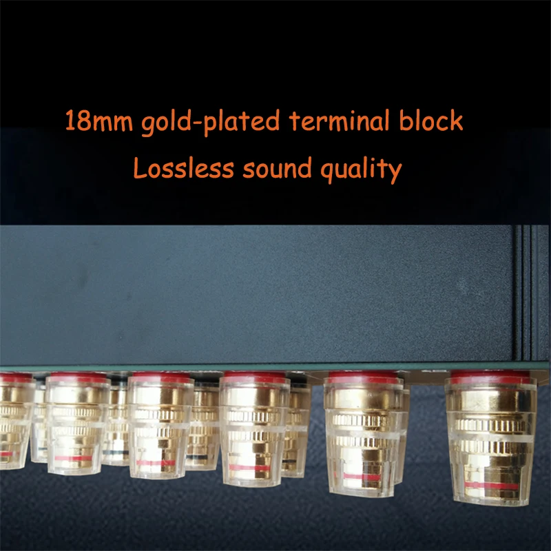 2 Input 1 Output/1 Input 2 Output High Power HiFi  Audio Signal Switcher Switch Speaker Amplifier Splitter Relay Selector Box