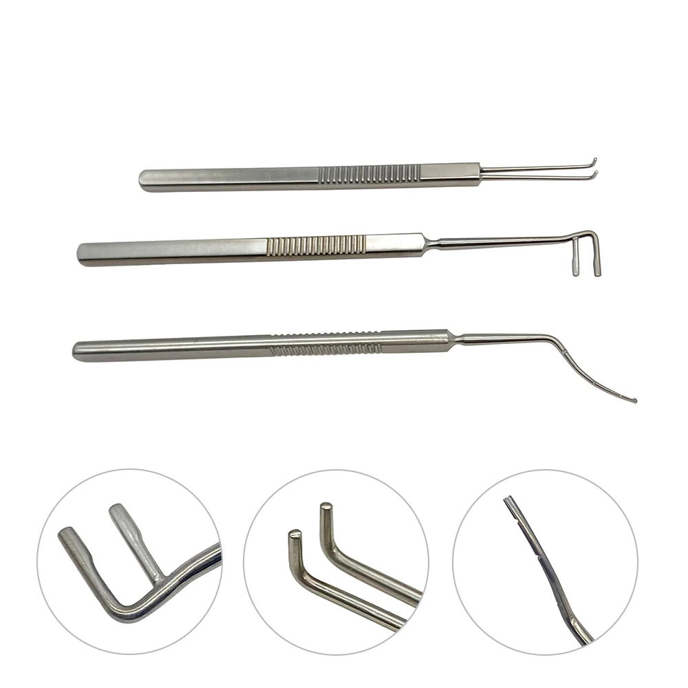 

Helveston Scleral Marking Ruler Strabismus Hook Ophthalmic Surgical Instruments 1pc