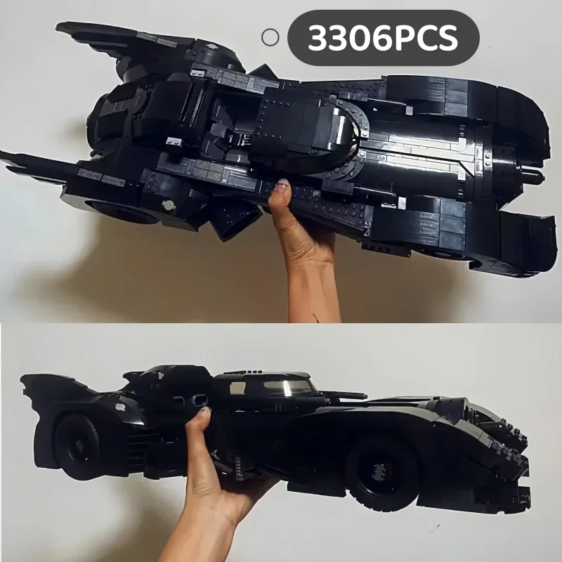 Bloques de Construcción D3005, Modelo de Supercoche, Batmóvil Rodante 76139, Juguete para Niños, Regalo de Cumpleaños y Navidad para Niños