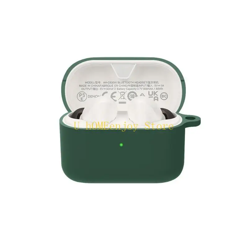 

B0KF подходит для DenonAH C630W, противоударный чехол для беспроводной гарнитуры, ударопрочный корпус, пыле-моющийся силиконовый