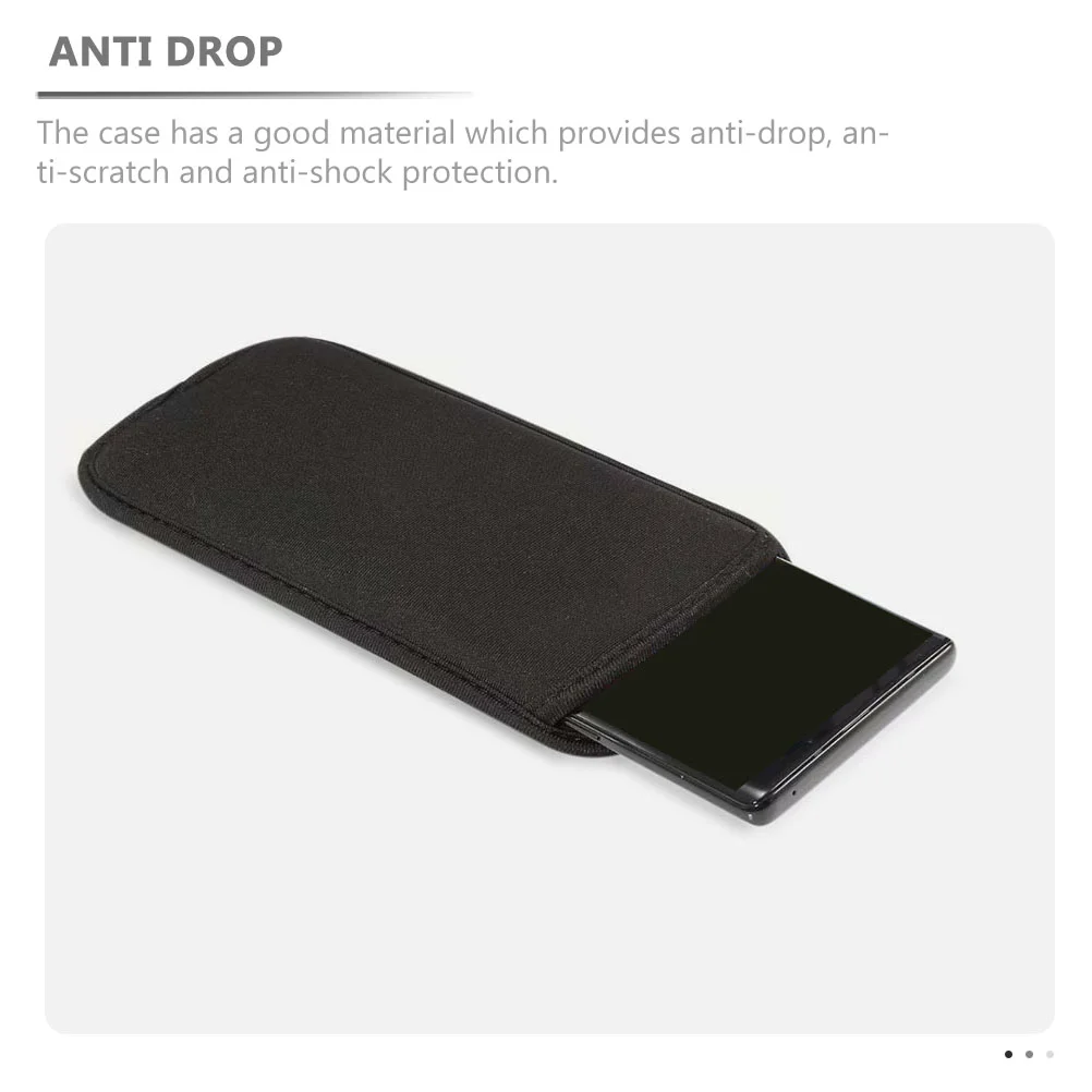  Cell Phone Case Mobile Cases Pouch Multifunction Sleeve Black Protective for Miss