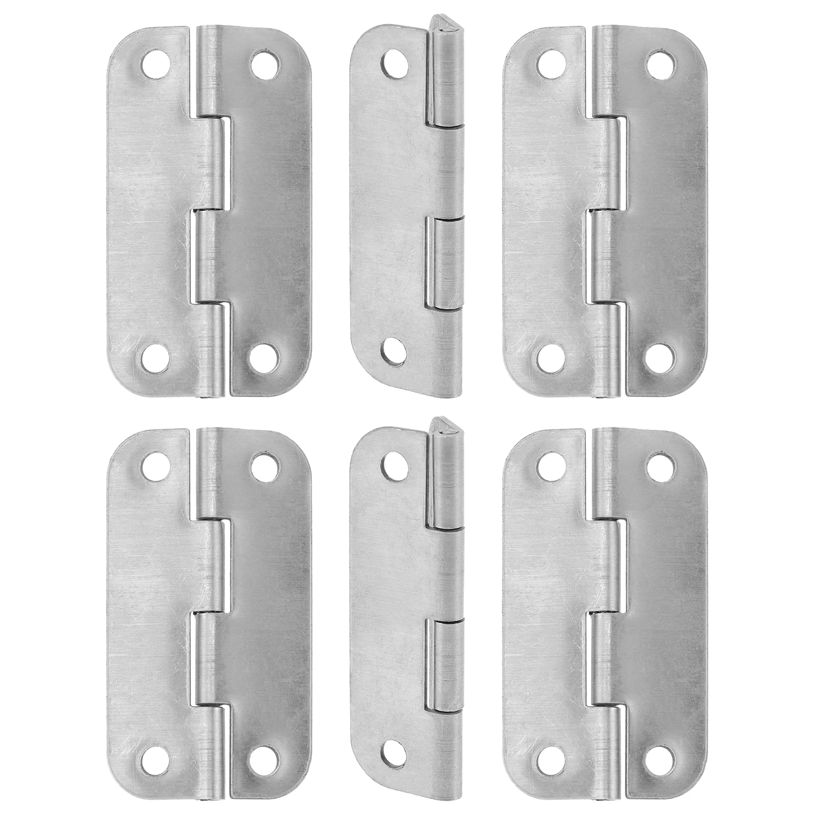 

6 Pcs Cooler Hinge Kit Stainless Steel Silver Replacement for Chest Freezer Door Hinges Ice Chests Coolers