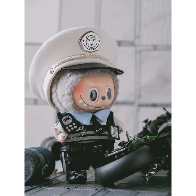 10 cm Plüschtier Kleidung Katze Polizist Uniform 10 cm Hund Coole hübsche Jungen und Mädchen Geburtstagsgeschenke