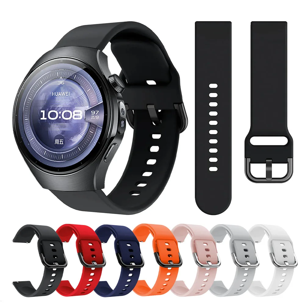 Силиконовый ремешок 22 мм 20 мм для HUAWEI WATCH GT 5 GT4 Pro 46 мм Браслет Часы 5 4/GT 3 2 42 мм HONOR Magic Watch 4 GS 3 Band Correa