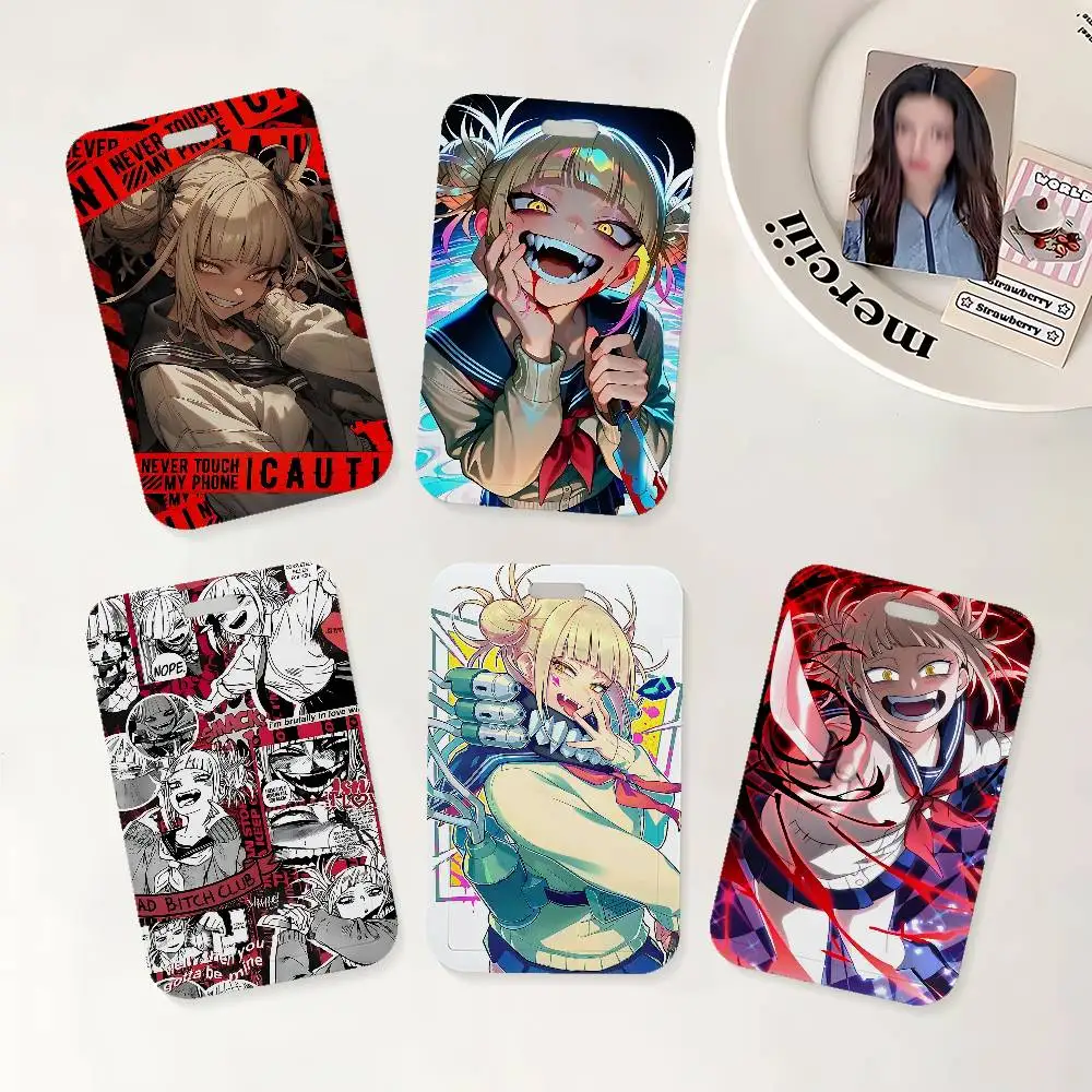 Anime H-Himiko T-Toga Ausweishalter mit Umhängeband für Büro, Schule, Namenskarten, Ausweishülle