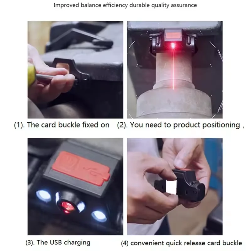 

wheel balancer laser locator infrared measuring point lead block tire balance laser light