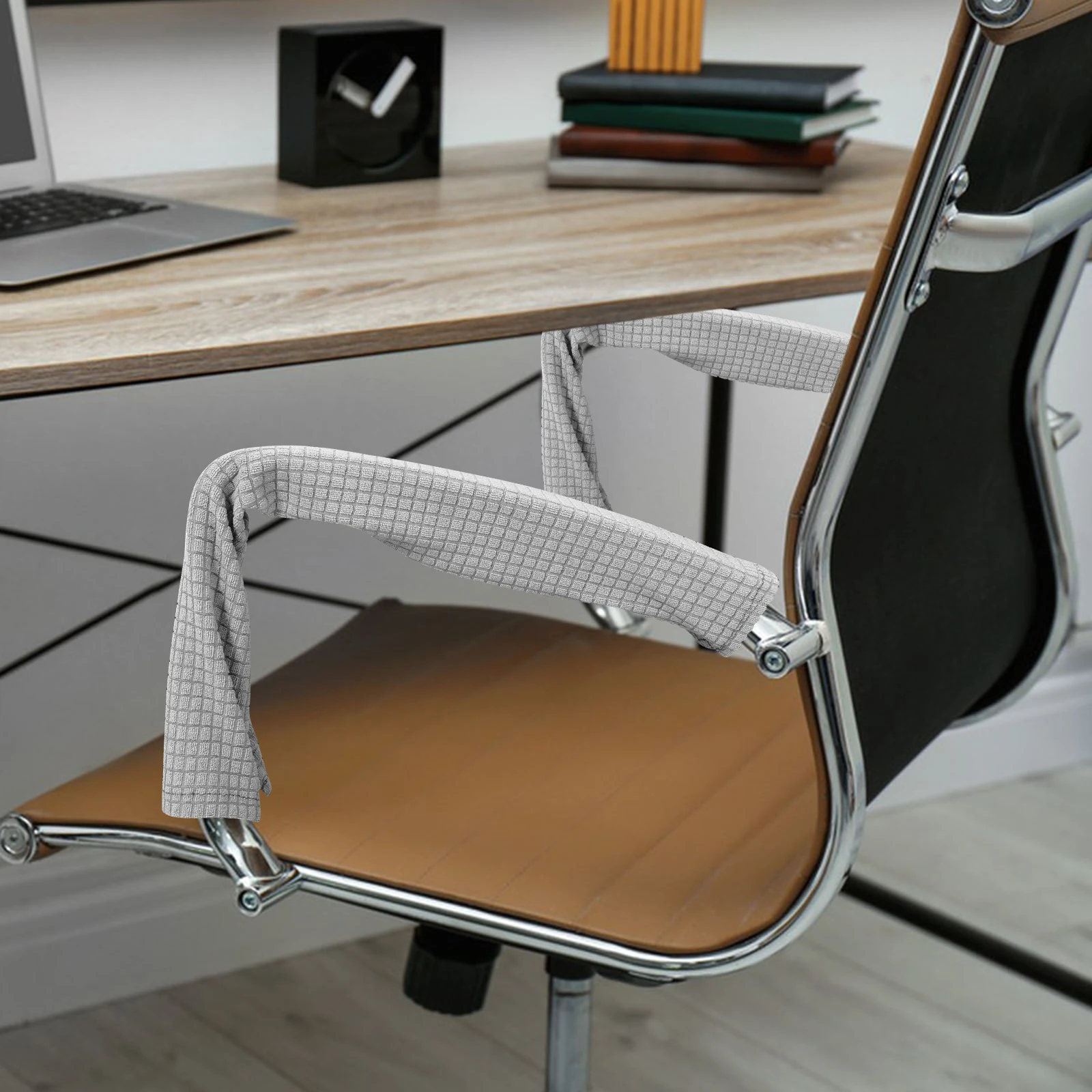 

2Pcs Chair Handle Covers Polyester Armrest Pads Comfortable Elbow Support Anti-Skid Design Easy to Install Armrest Cover