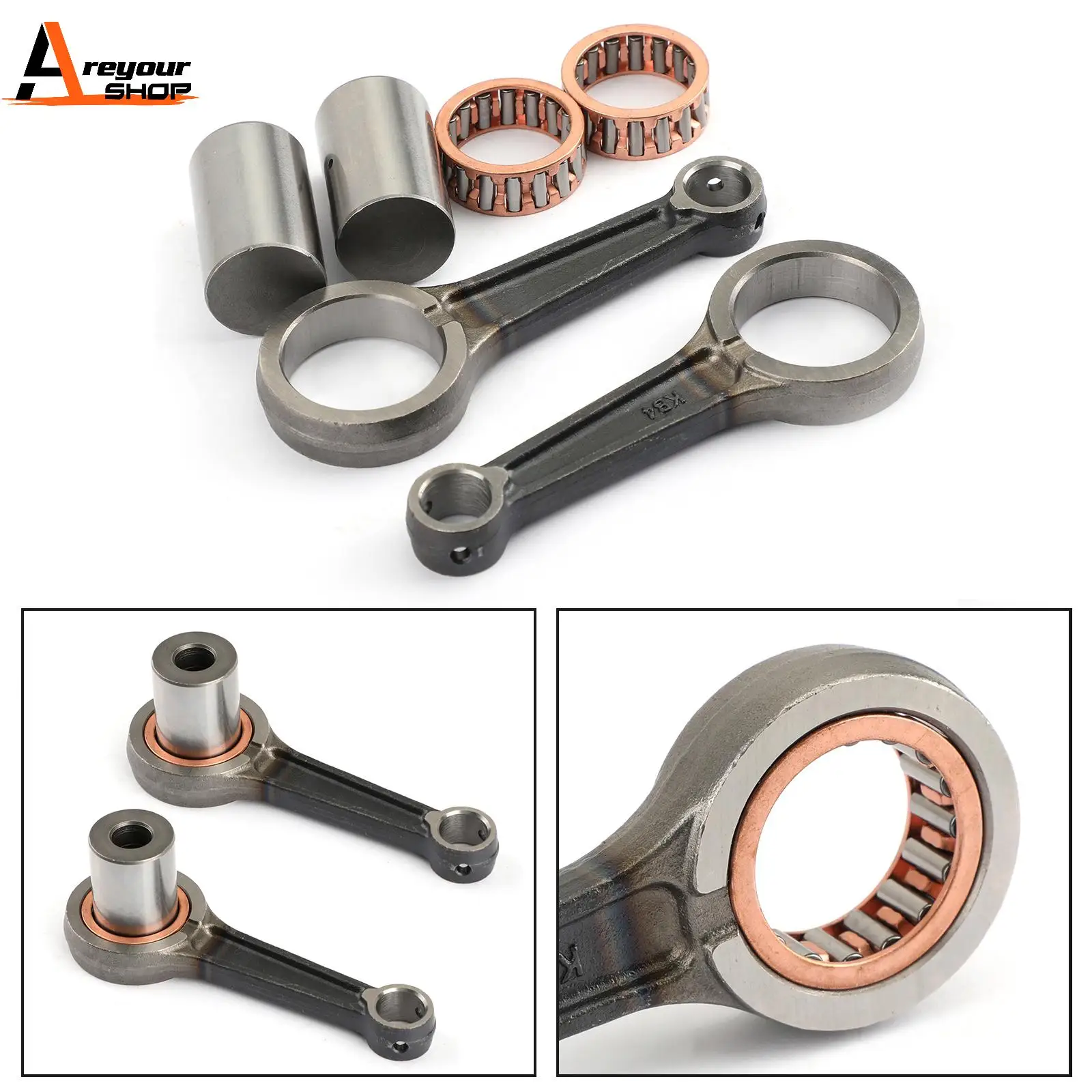 

2 ENGINE Connecting Rod Kit for Honda CMX250 CA250 Rebel CM250 CB250 Nighthawk