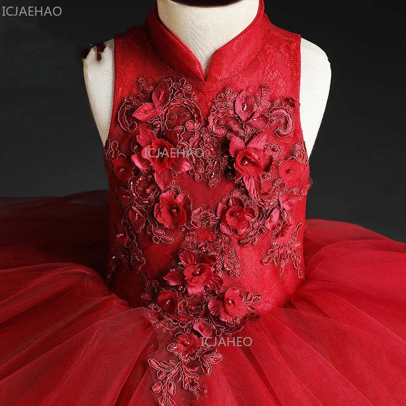 vestido-rojo-de-nina-para-fiesta-princesa-desfile-cumpleanos-actuacion-ropa-formal-boda-moda-de-noche
