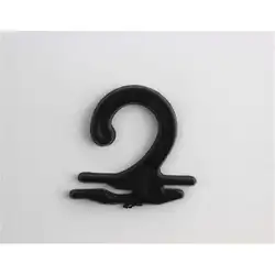 500pcs/lot Socks Hanger Header Card Hooks Large Stockings Pants Hose Gloves Towel Bag Packaging Display Hook Clip Plastic