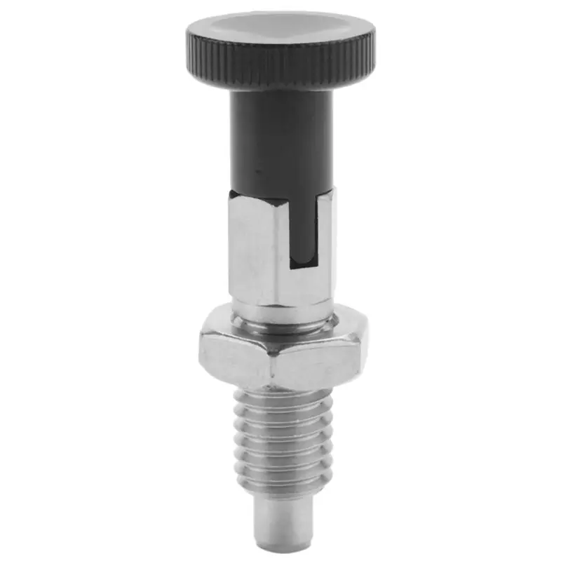 A69E3X M10 Stainless Steel Self Locking Index Plunger Pin With Self Locking Function For Dividing Head