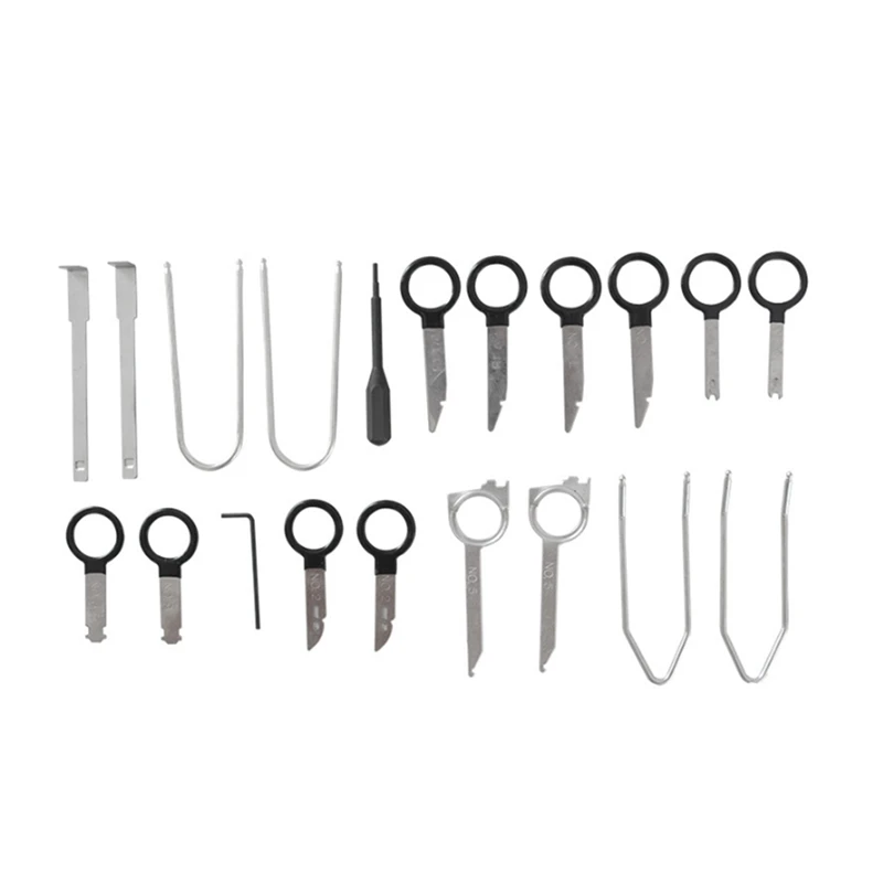 

20Pcs Stereo Dash CD Player Removal Tool Set Automobile Accessories Car Radio Audio Removal Install Key Kit