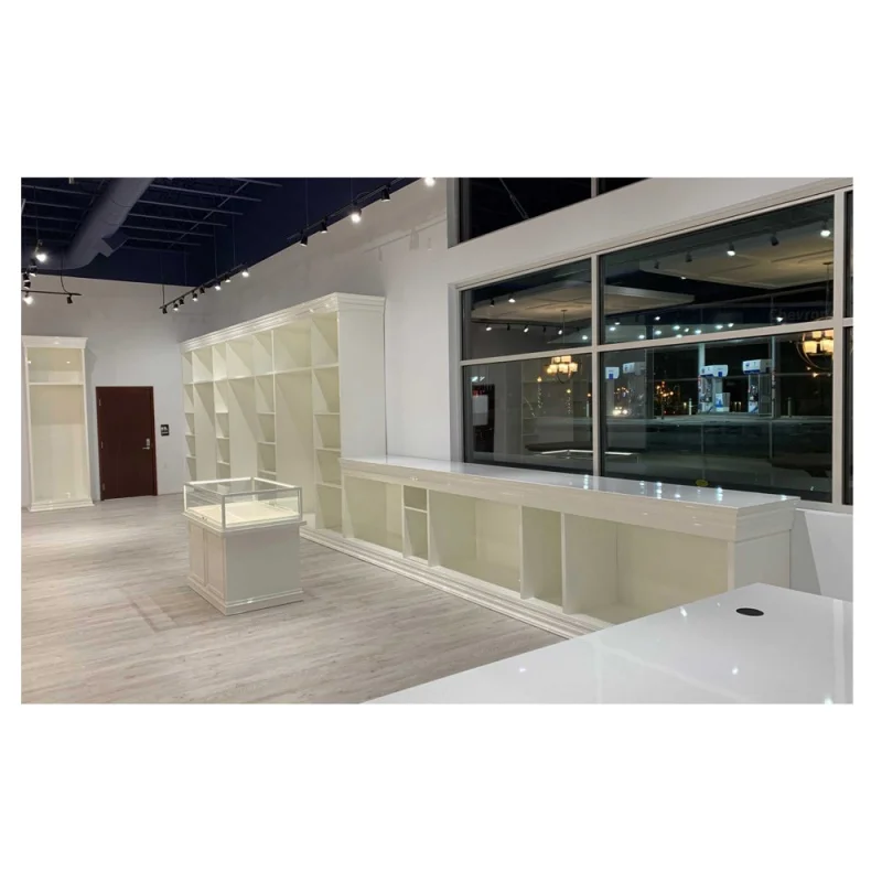 custom.High end best manufacturers custom new store display fixtures furniture design floor wall showcase jewelry