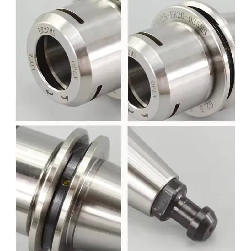 ISO30 ER32 45L Chuck Holder for CNC Spindle High Speed Engraving Machine Woodworking Tool Parts Numerical Control Accessories