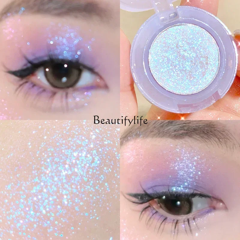 

Monochrome Eyeshadow 03 Cang Yanhai Soft Glutinous Potato Texture High Gloss Pearlescent Fine Shiny Brightening