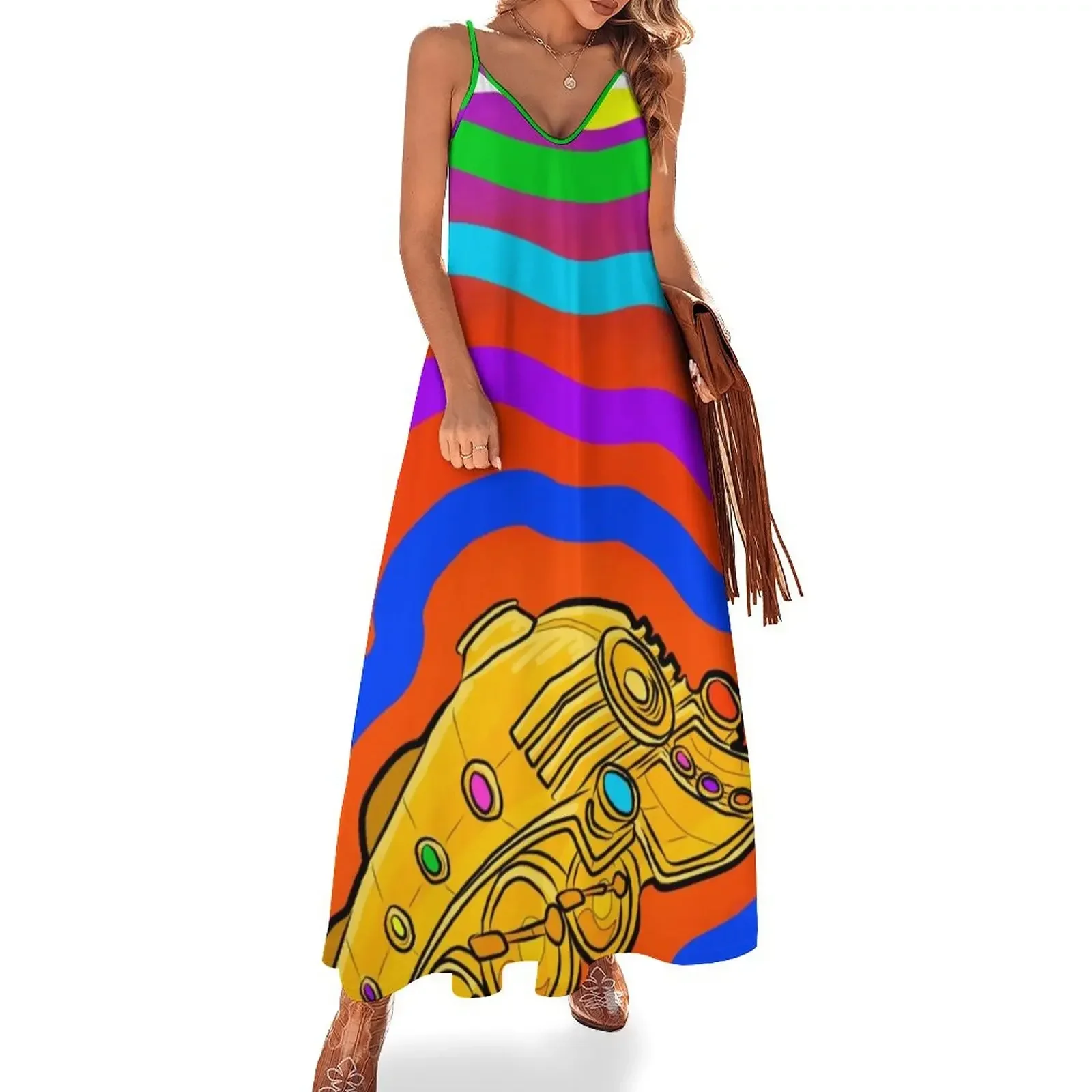 

Soul Train train Sleeveless Dress women's evening dress 2024 Summer dresses for women Dress