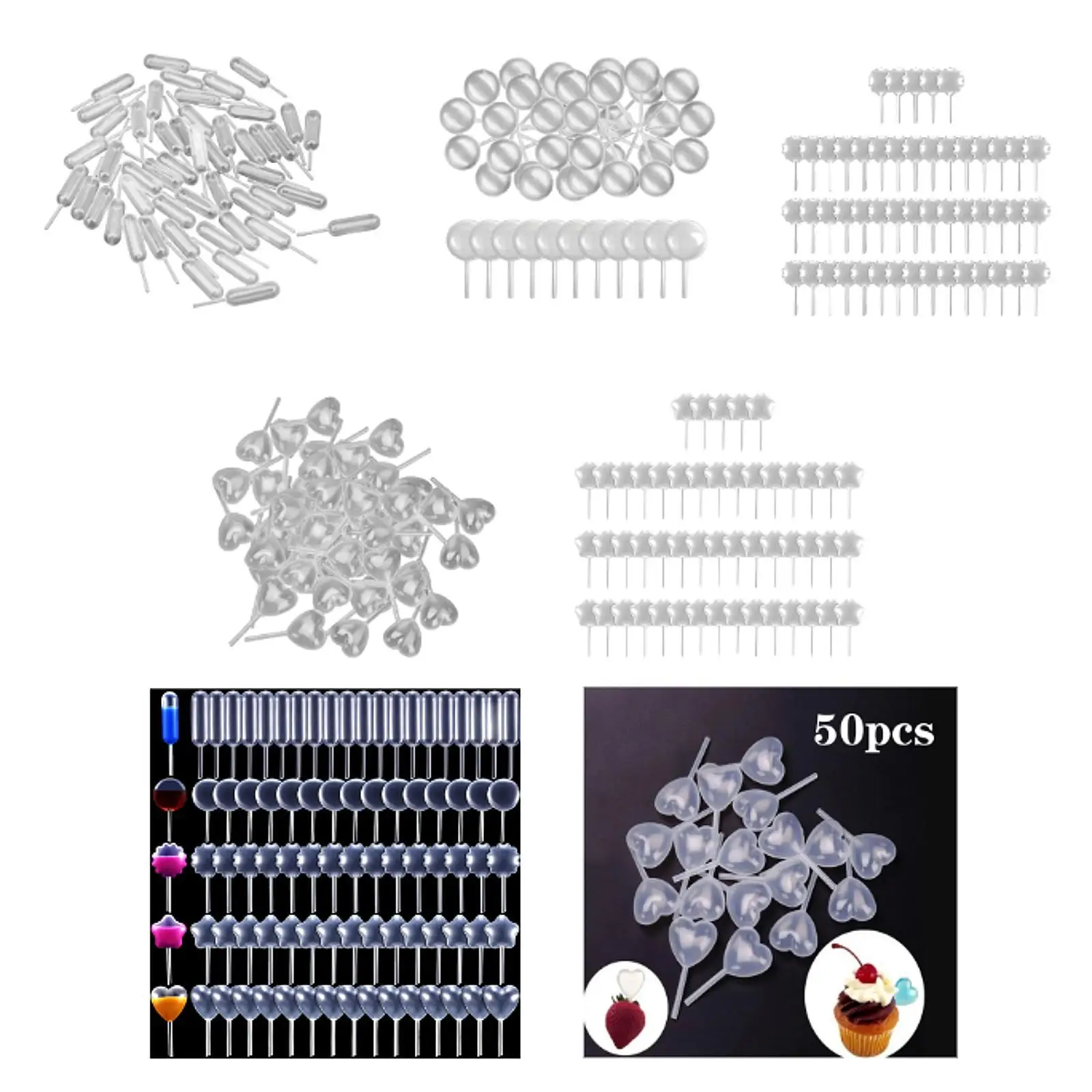 50 sztuk babeczki pipety Mini 4ml pipety Pasteura plastikowe pipety do czekolady artykuły kuchenne ketchup babeczki truskawki