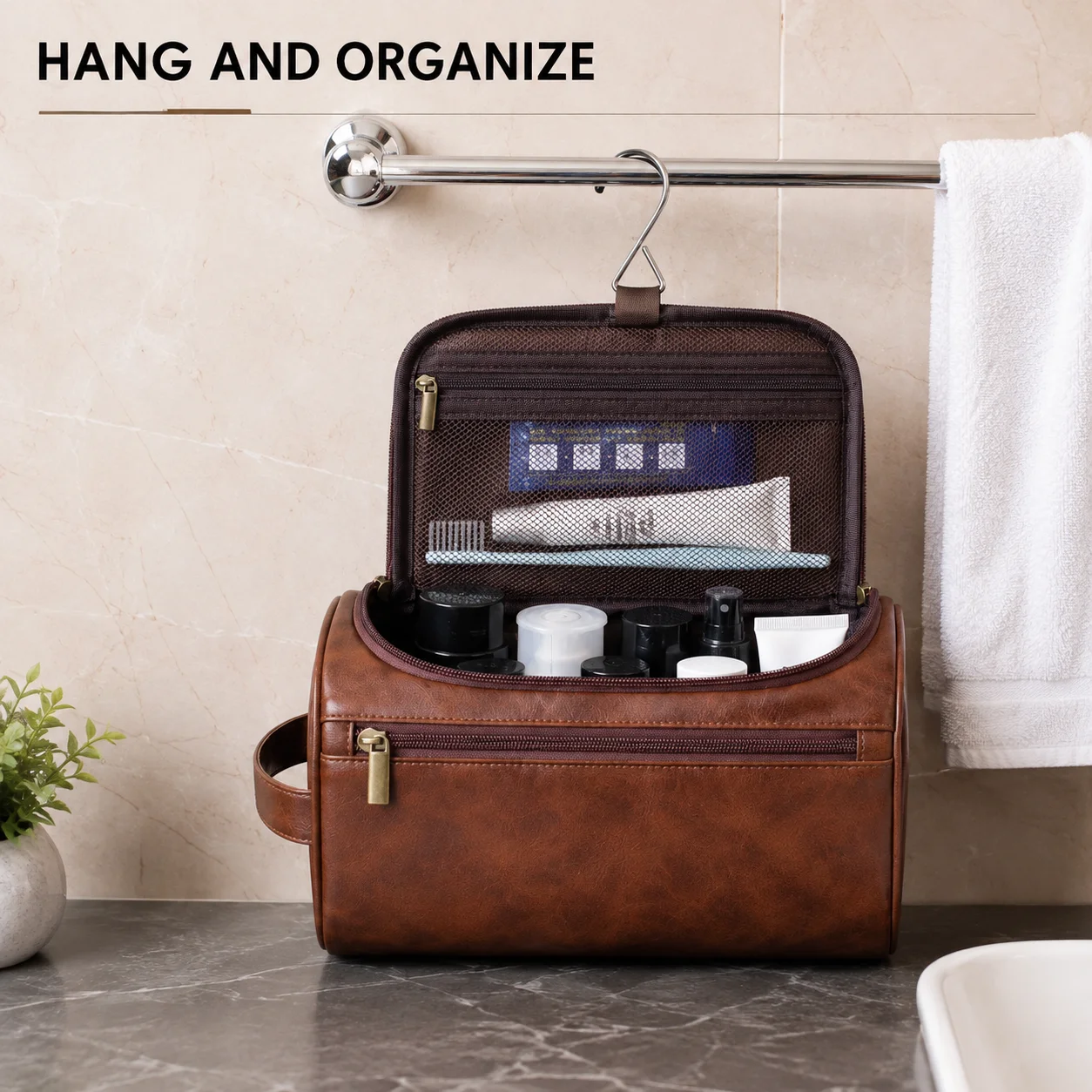 Große Herren-Hängetoilettentas – Men'S Grooming Organizer Bewertung und Preis