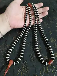 108PCS/LOT High Quality 8mm One Line Strip Tibetan Ethnic Style Prayer Beads Natural Stone Materials Free Shipping