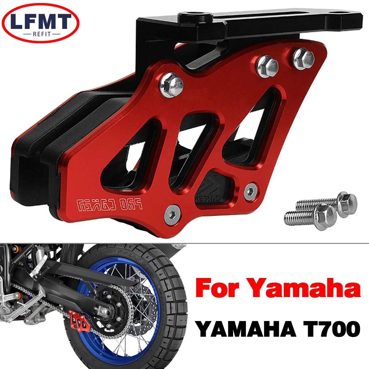 2024 NEW Chain Guide Guard Protection For Yamaha Tenere XTZ700 700 Rally Edition World Raid Rally Edition 700 World Raid 2023