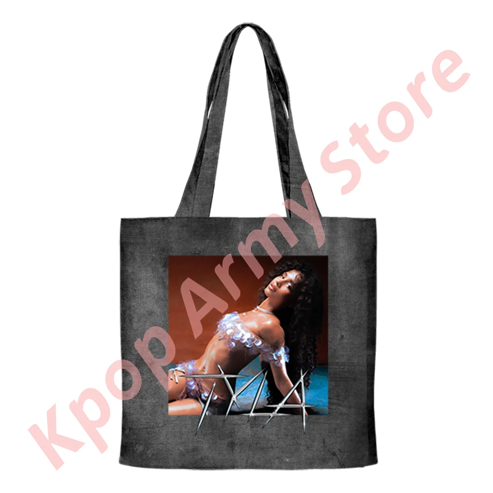 Tyla 2024 Tour Merch Tote Shoulder Bags Summer Women Men Fashion Casual Streetwear