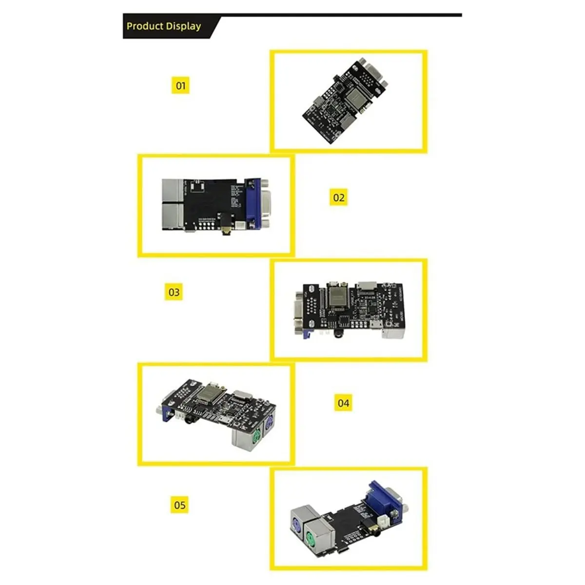 FabGL VGA32 VGA PSRAM Module V1.4 Controller PS/2 Mouse Keyboard Graphics Library Game ANSI/Terminal Circuits