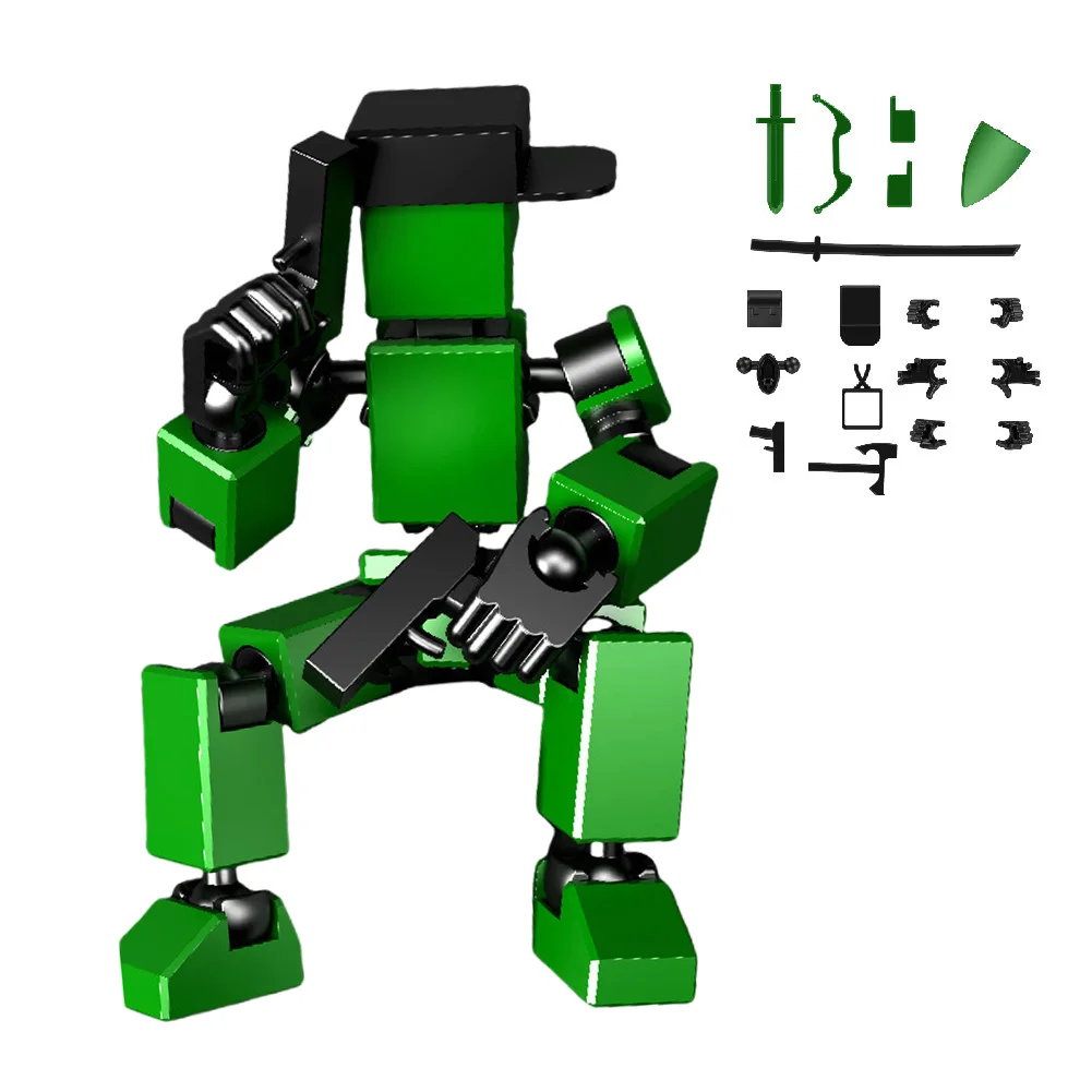 13 Multi-Jointed Movable Shapeshift Robot 3D Printed Action Figures Movable Robot Toys Full Body Mechanical Mannequin Dummy Toys