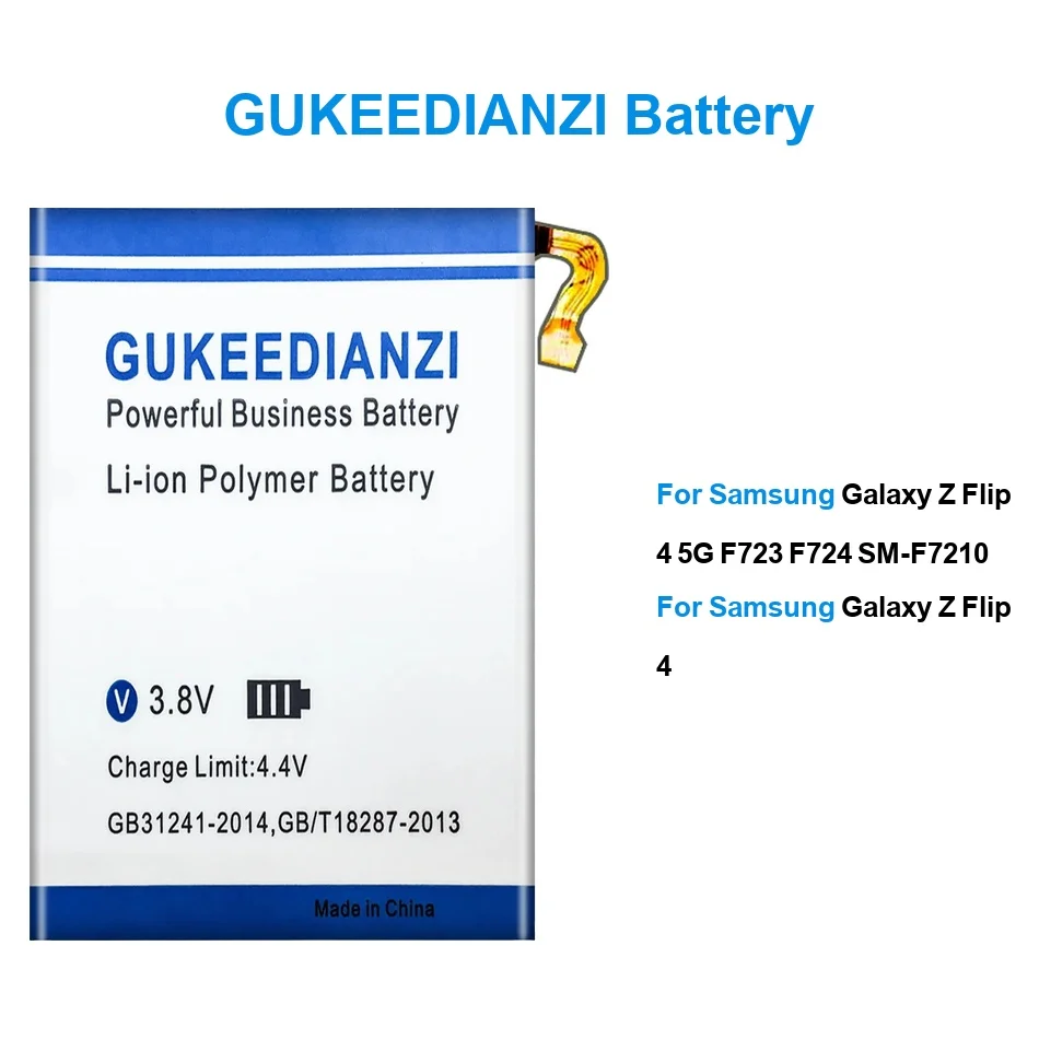 

Аккумулятор 1600-3200 мАч EB-BF723ABY EB-BF725ABY+EB-BF724ABY EB-BF724ABY для Samsung Galaxy Z Flip 4 F723 F724 SM-F7210 5G