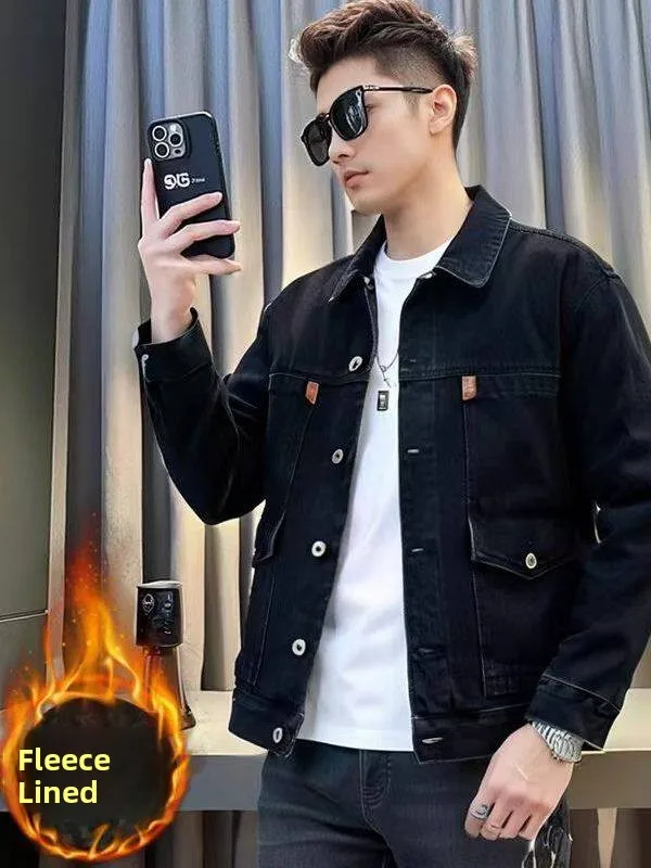 

Men's Workwear Jaet Denim Labor Protection Clothing Anti-Tear Work orm Spring Autumn Winter Wear-Resistant Coat Top