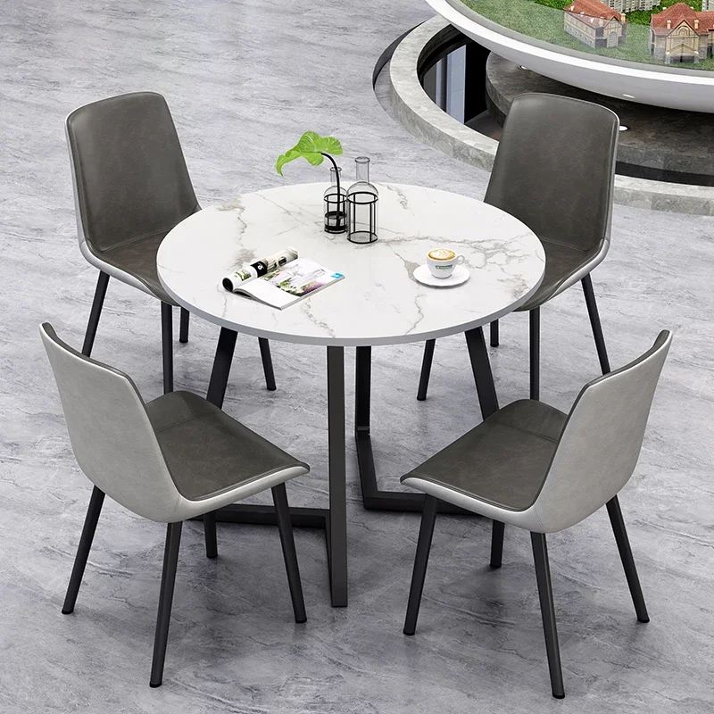 

Nordic Meeting Restaurant Dining Room Sets Apartment Balcony Small Coffee Dining Room Sets Mobile Esstisch House Furnitures